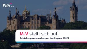 Der Landtag in Schwerin - bald eine Heimat für die PdH?