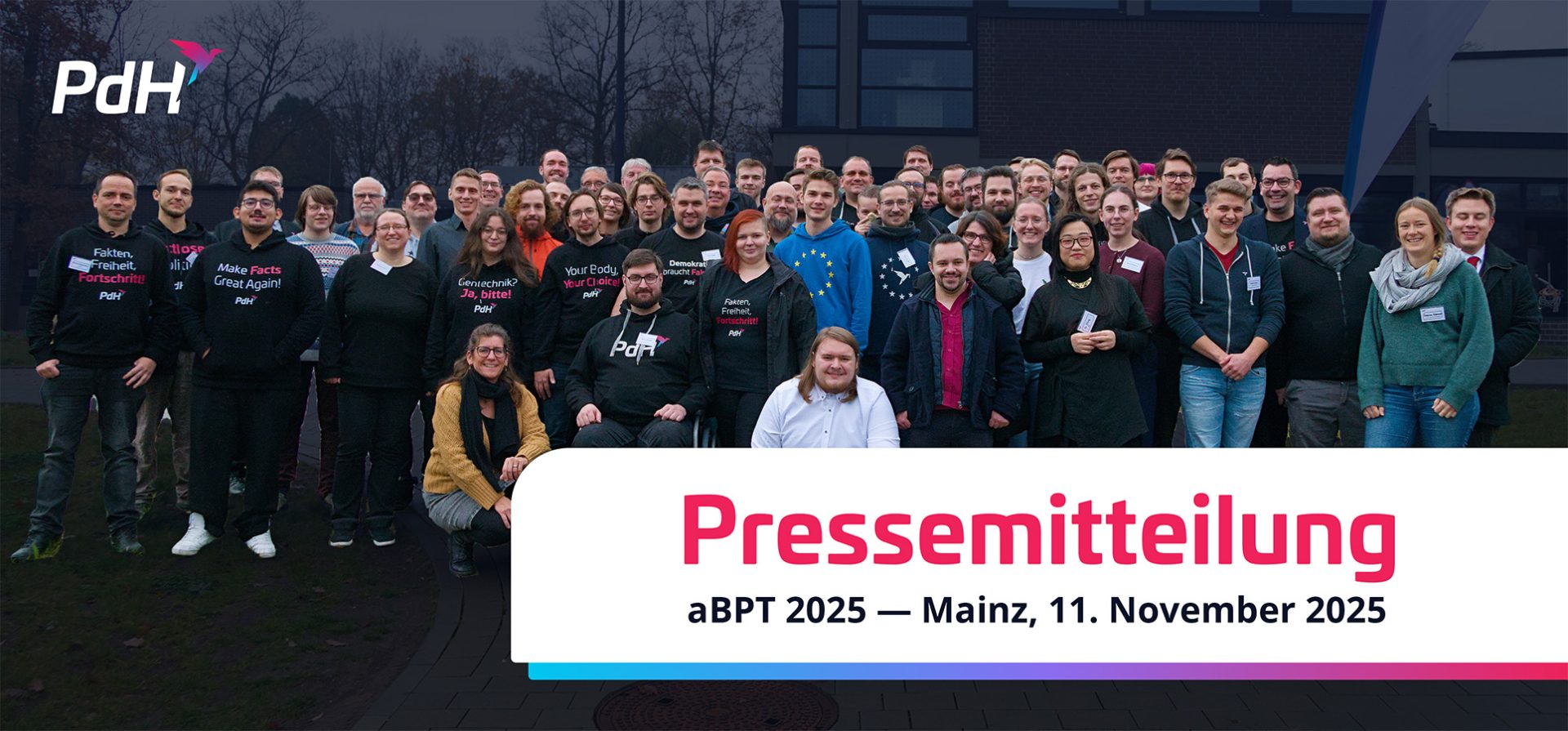 PdH-Bundesparteitag beschließt strategische Ausrichtung, AfD-Kooperationsverbot und digitale Parteitage